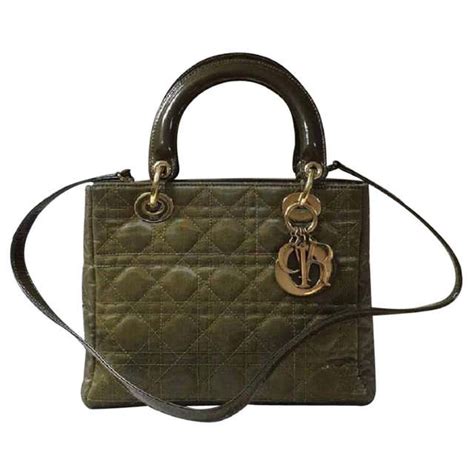 dior khaki bag